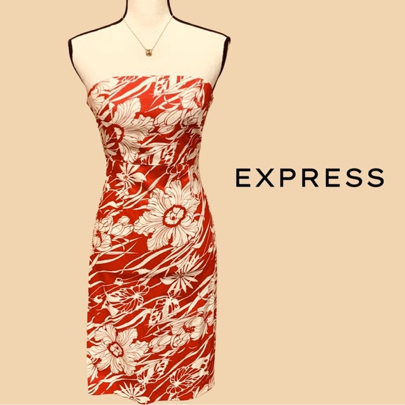Express Dresses & Skirts - Cute & Sexy!! EXPRESS Form Fitting (stretchy) Sleeveless Midi Dress -Size 1/2